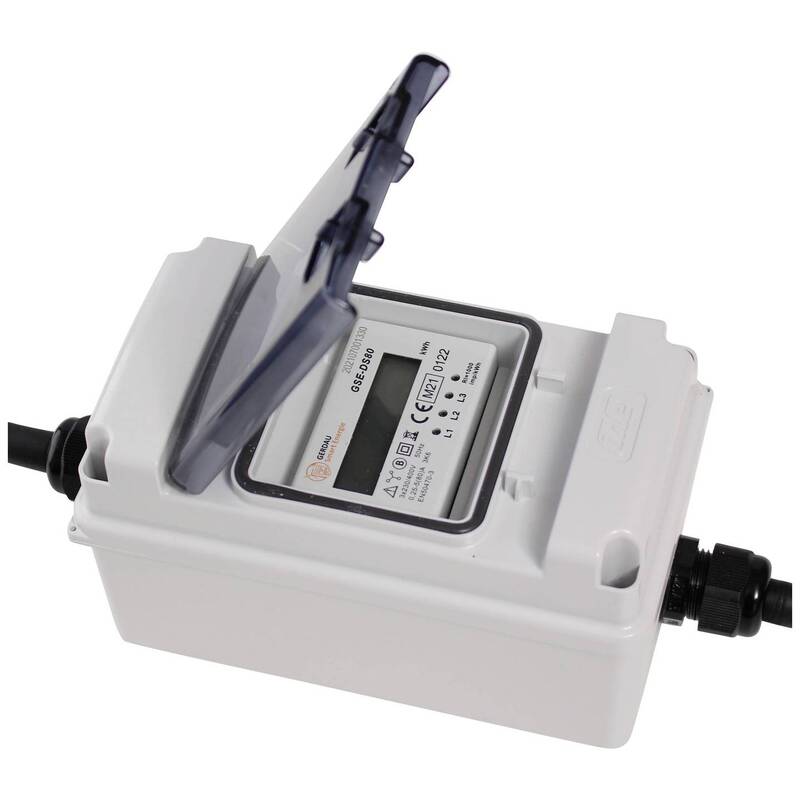 Counttec EC332C Mobiler Stromzähler Drehstromzähler digital 32 A MID-konform: Ja - 4026576033200