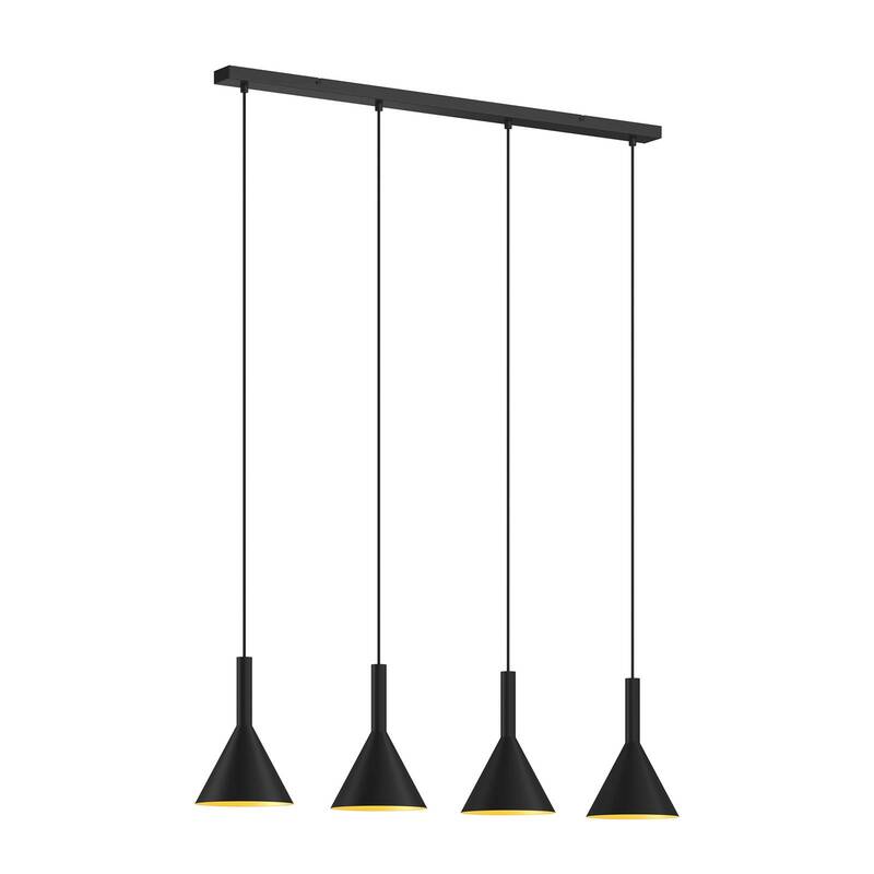 Arcchio Tadej Pendelleuchte Hängeleuchte Deckenlampe Lampe 4-fl E27 schwarz-g986 - 4251096576313