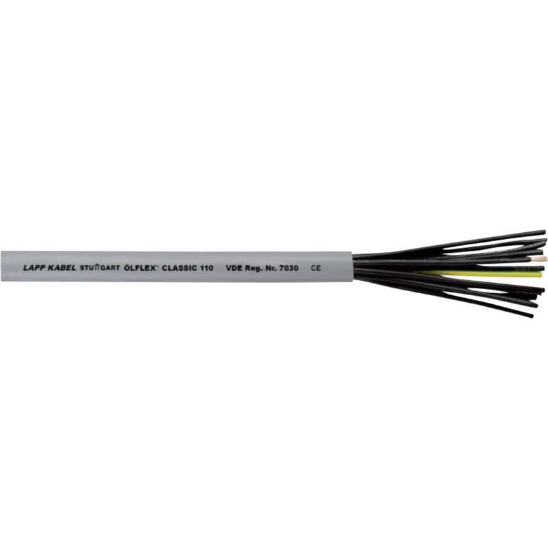 LAPP Steuerleitung Steuerkabel Ölflex Classic 110 Anschlussleitung Grau 50 m - 4044774552361