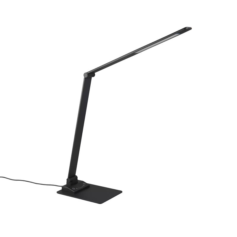 Trio Lighting LED-Tischleuchte Travis schwarz CCT dimmbar Touch USB Lampe Spot - 4017807600216