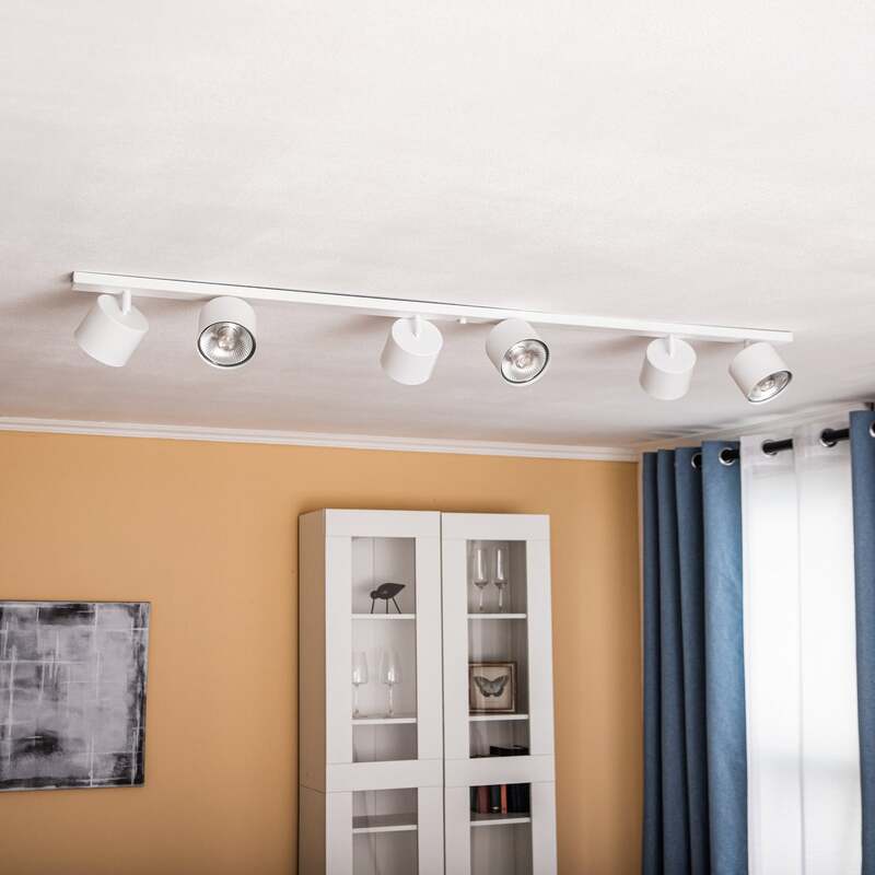 Aldex Deckenstrahler 1046PL_K LED Strahler dimmbar 6-flammig weiß 160x11,5cm - 5904798654702