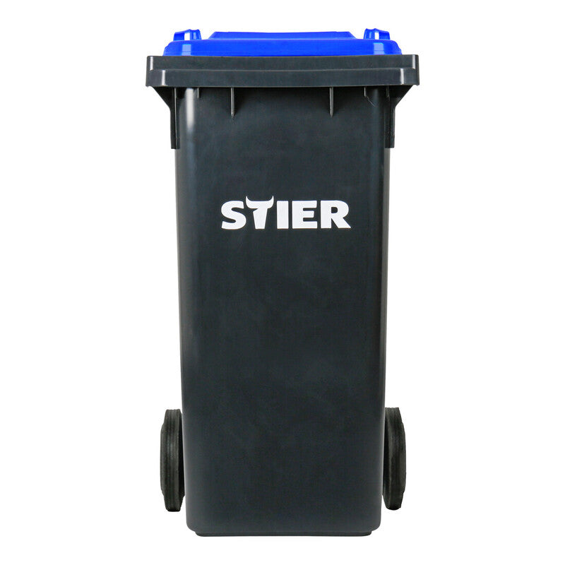 STIER Müllgroßbehälter Abfallbehälter 80l grau UV-stabilisiert 445x520x939mm - 4251709624523