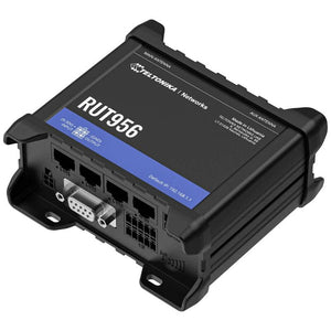 B-Ware TELTONIKA RUT956 LTE 4G Industrie Router schwarz -40°C bis 75°C kompakt