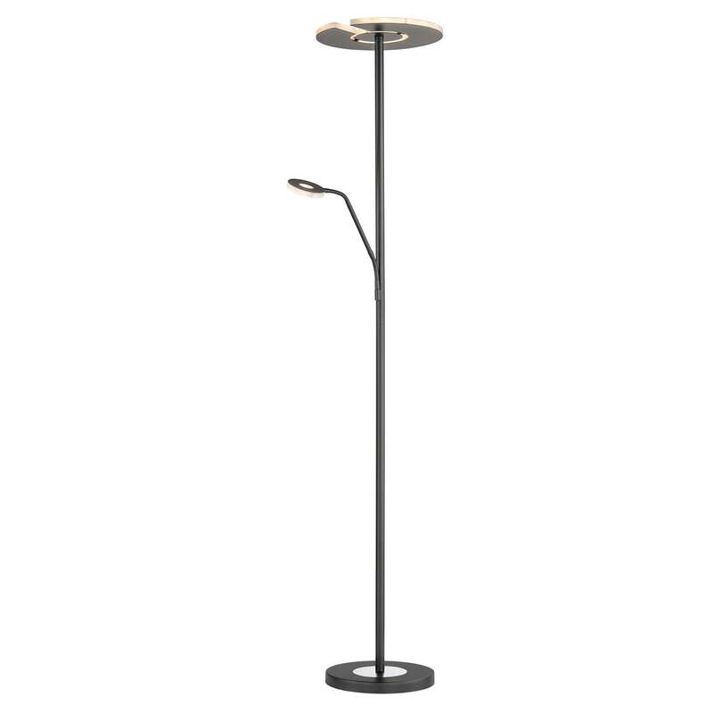 FISCHER & HONSEL Stehleuchte Dent LED dimmbar schwarz 180cm CCT Leselampe - 4003694403184