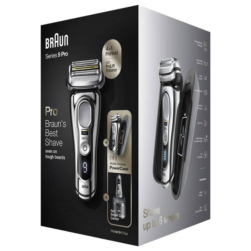 Braun Series 9 9496cc SW 9496cc Folienrasierer Rasierapparat Rasierer Silber - 8700216050166