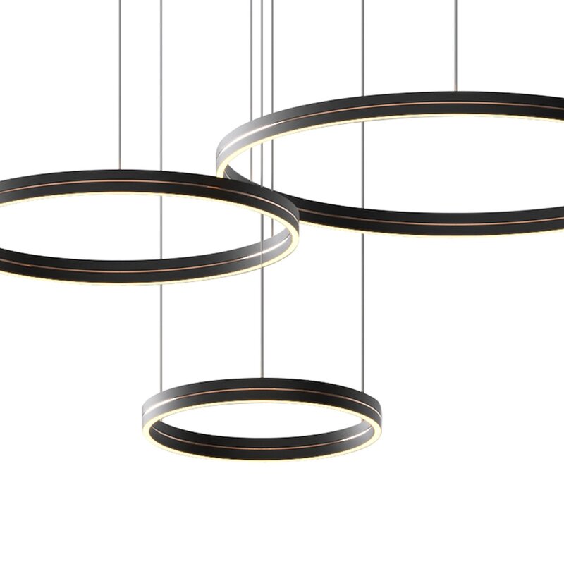 Milagro Lighting Hängeleuchte Pendelleuchte Gravity Metall schwarz Lampe - 5902693711858