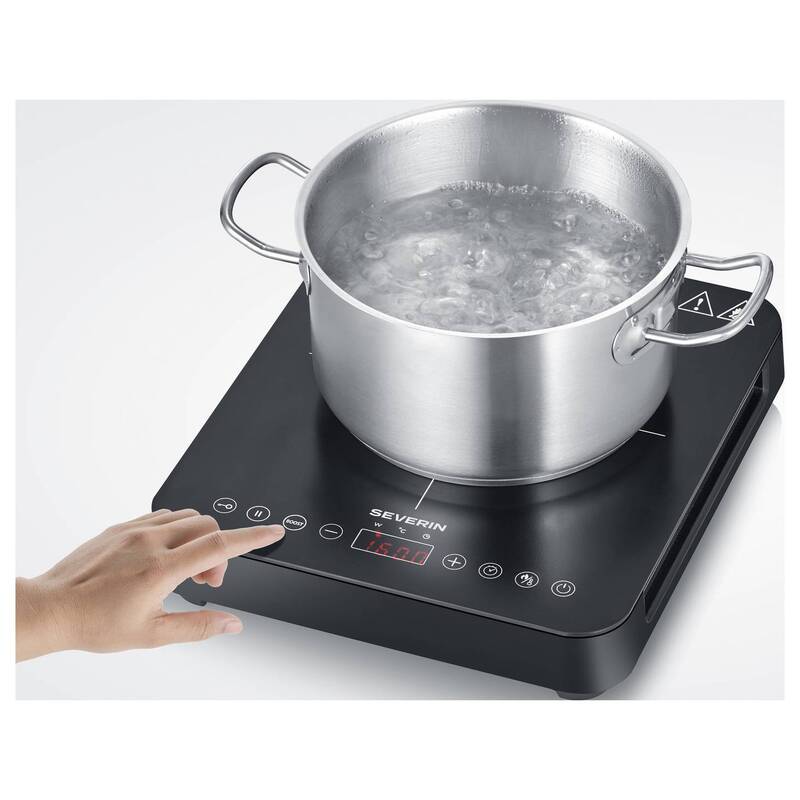 Severin Induktionsplatte Kochplatte 2000W 10 Leistungsstufen schwarz 310x270mm - 4008146048647