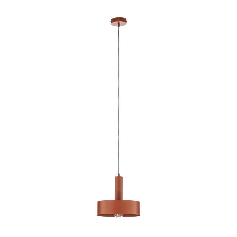 Hängeleuchte Vitrum Pendelleuchte Lampe rot Stahl rund zylindrisch Ø27cm - 5905143285510