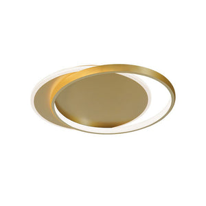 B-Ware Viokef Deckenlampe Evelyn LED Leuchte goldfarben 55cm Aluminium Stahl 3604 Lumen