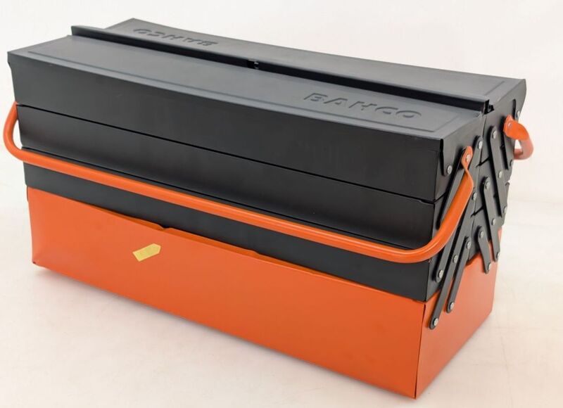 Bahco Werkzeugkasten unbestückt Metall Schwarz/Orange 530x250x200mm 6,33kg - 7314150321414