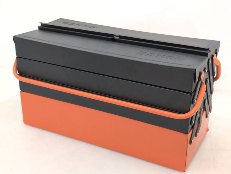 Bahco Werkzeugkasten unbestückt Metall Schwarz/Orange 530x250x200mm 6,33kg - 7314150321414