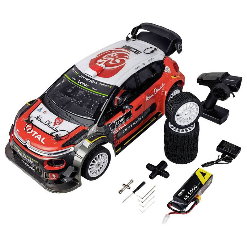 Amewi Hyper Go Citroen C3 WRC Rallye RC Modellauto Elektro 4WD 1:7 RtR 2,4 GHz - 4262500344848