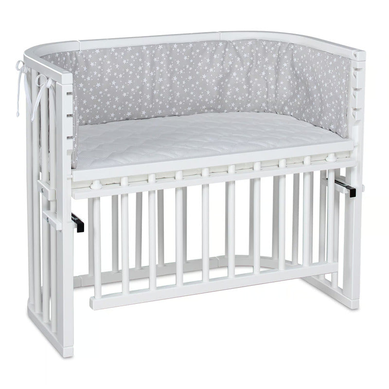 babybay Maxi Beistellbett Comfort Plus Babybett Baby-Stillbett weiß lackiert - 4260472559765