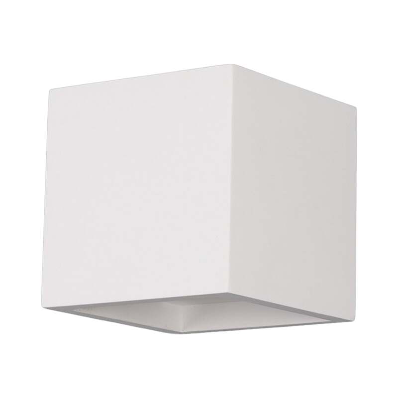 Lindby Wandleuchte Wandlampe LED Gipsleuchte weiß Wohnraum Flur Schlafzimmer - 6291105705301