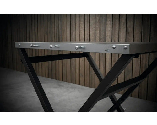 Tenneker Pizza Ofen Klapptisch Grilltisch Ablagetisch Edelstahl schwarz silber - 4306516021024