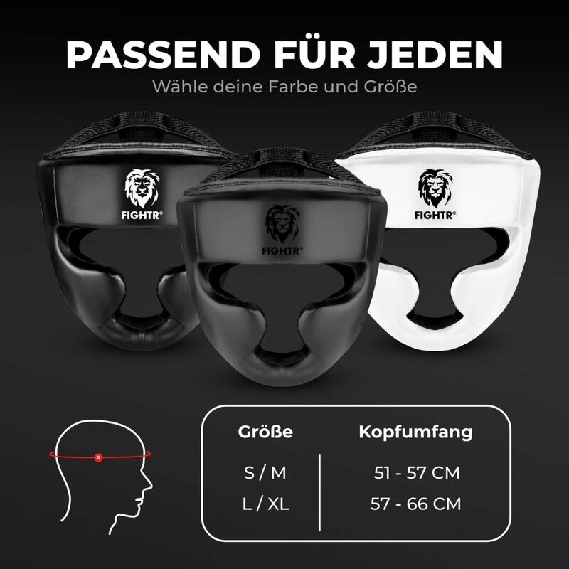 FIGHTR Boxing Headgear with Best Fit | Boxing Helmet Guard for Sparring | Adjustable Size for Boxing  MMA  Muay Thai  Kickboxing & Martial Art - 4260723850733