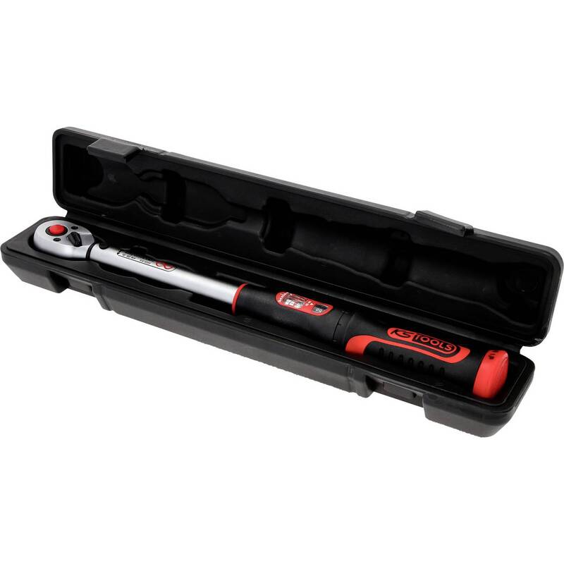 KS Tools Drehmomentschlüssel 10-50 Nm mit Knarre Vierkant massiv 10 mm 460g - 4042146952238