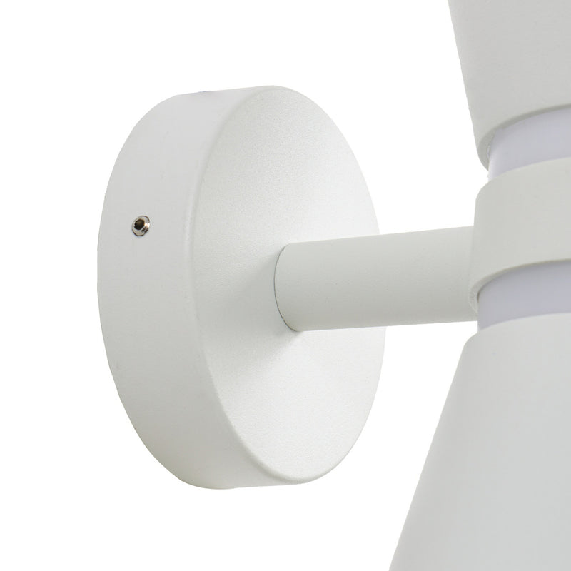 Lucande Außenwandleuchte Meravi LED Gartenleuchte Lampe Wandleuchte weiß IP44 - 4255830908828