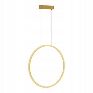 B-Ware Milagro Lighting LED Pendant Light Saturno Vertical, Gold, Ø 50 Cm, Metal