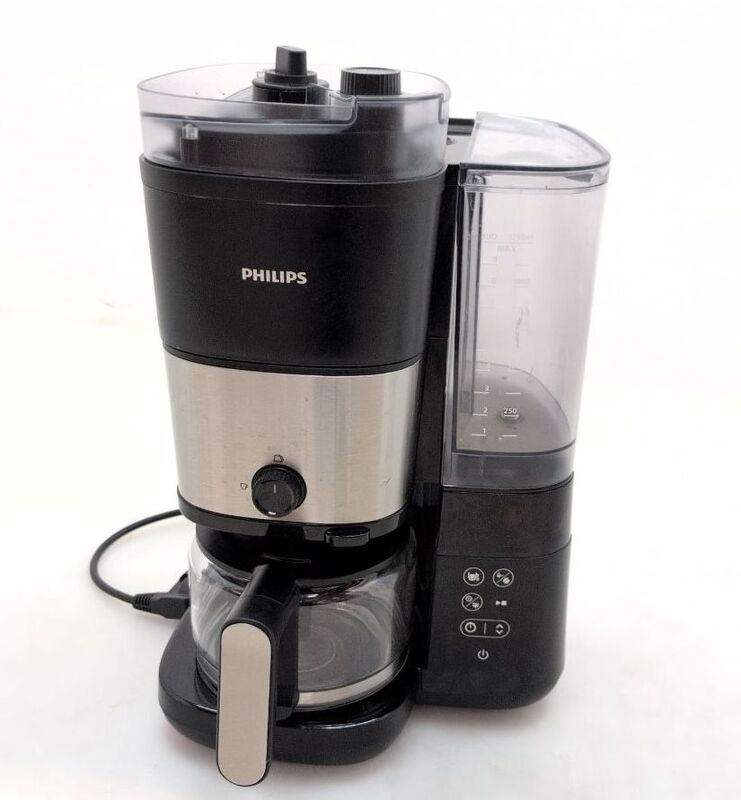 Philips Home HD7900/01 Kaffeemaschine mit Mahlwerk 10 Tassen Schwarz Silber - 8720389023422