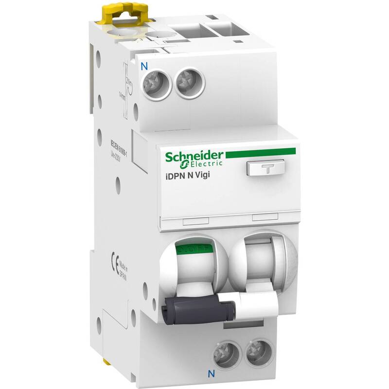 Schneider Electric FI-Schutzschalter Leitungsschutzschalter 13A 0.03A 240V weiß - 3606480472701
