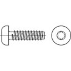 B-Ware TOOLCRAFT Linsenblechschrauben Blechschrauben T-Profil Edelstahl A2 500 Stück