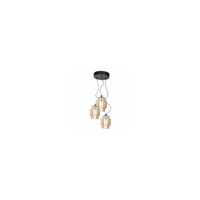 By Rydéns Ebbot Hängeleuchte Hängelampe Leuchte Lampe Licht dreiflammig amber - 7391741017833