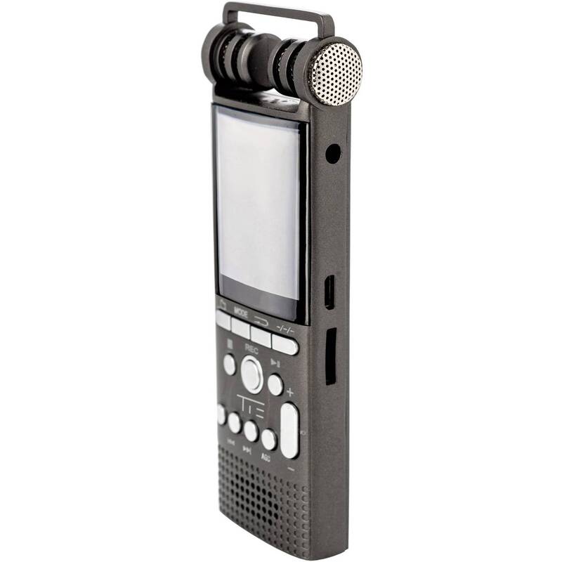 TIE Studio TX26 mobiler Audio-Recorder 2 Kanäle integriertes Mikrofon schwarz - 4260416830349