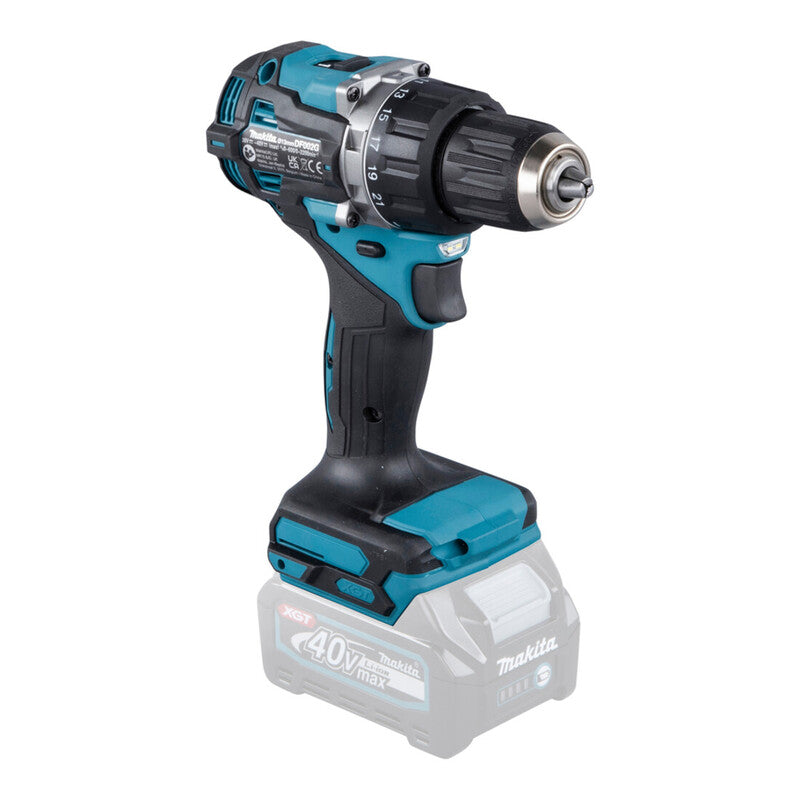 Makita Akku-Bohrschrauber 40V DF002GZ Bohrschrauber Schrauber 64Nm 2.5kg 13mm - 0088381735810