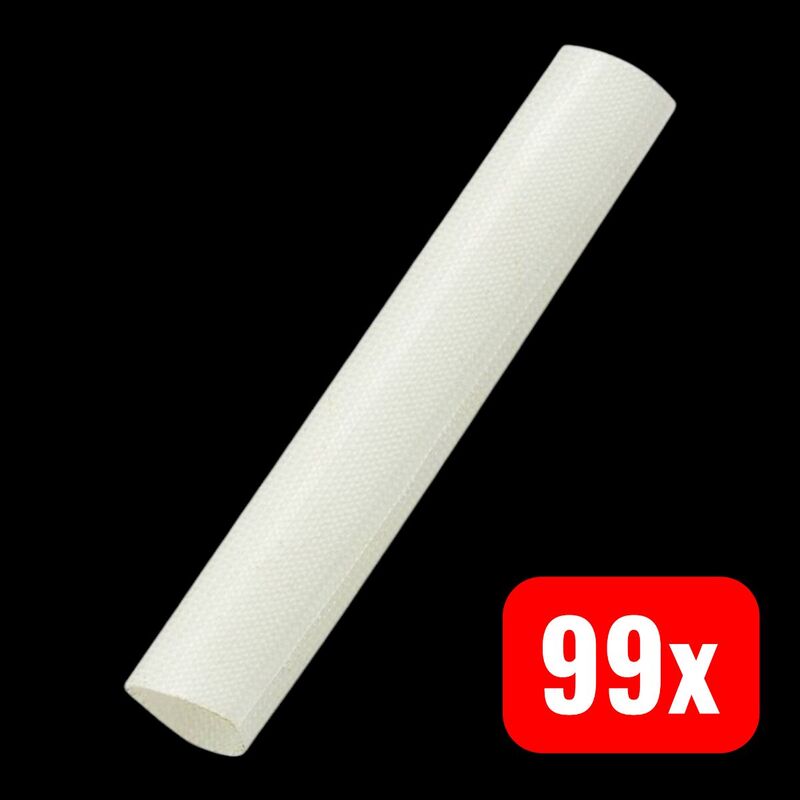 Tru Components Isolierschlauch Silikon SRG150WT 15mm weiß flexibel 1 Meter - 2050004885682