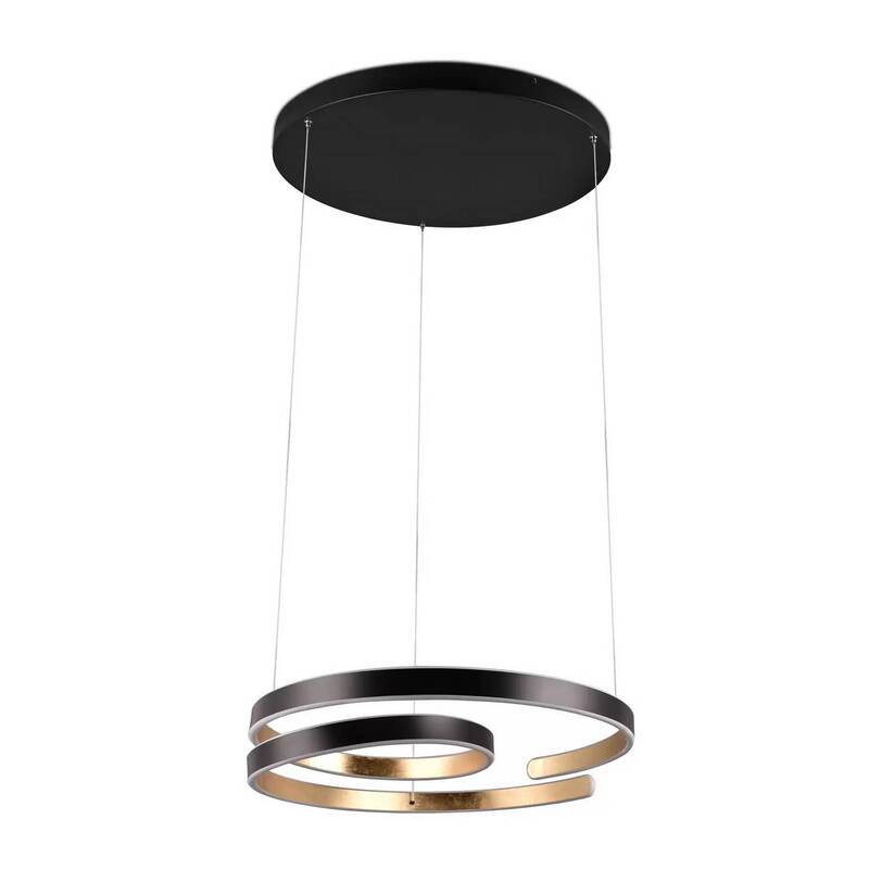 TRIO LIGHTING Hängeleuchte Pendelleuchte LED Marnie schwarz gold dimmbar switch - 4017807579833