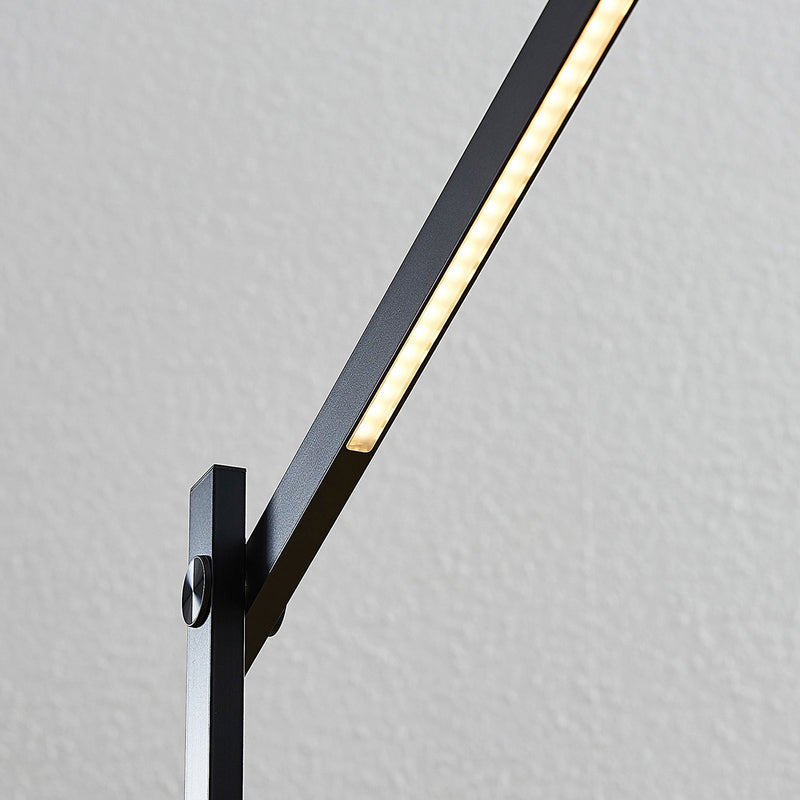Lindby LED Tischlampe Loretta dimmbar schwarz 43cm CCT Lichtfarbe 3000K-6500K - 4251096559316