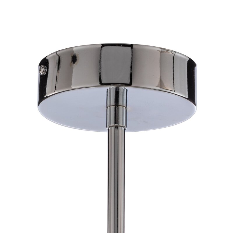 AV-1777-13K Hängelampe Pendelleuchte chromfarben Glas Deckenlampe 13-flg dimmbar - 8698957162364