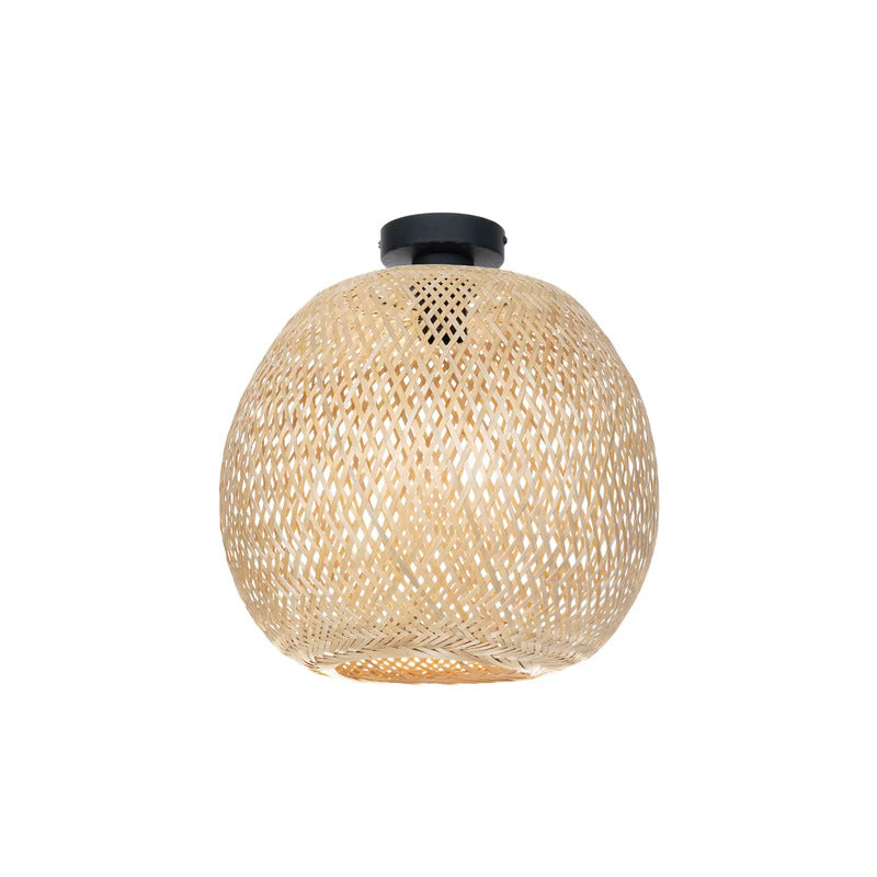 Lindby Deckenleuchte Dabila Bambus Deckenlampe Lampe Leuchte Pendellampe Ø 35 cm - 4251911764840