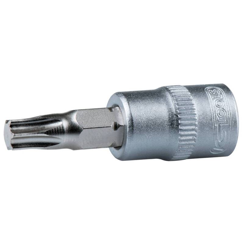 KS Tools Bit-Stecknuss Einsatz Torx T20 Chrom-Vanadium DIN3120 1/4 Zoll 10 STÜCK - 4042146047187