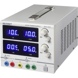 B-Ware Voltcraft Labornetzgerät MSP-3010 einstellbar 2 Ausgänge 0-30V 0-10A 600W 4mm