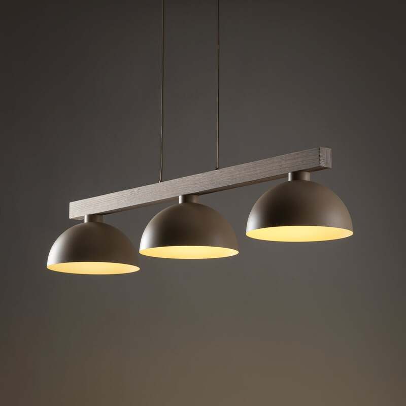 TK-Lighting Hängeleuchte Oslo sandfarben 3-flammig LED Pendelleuchte 118cm lang - 5906135110124