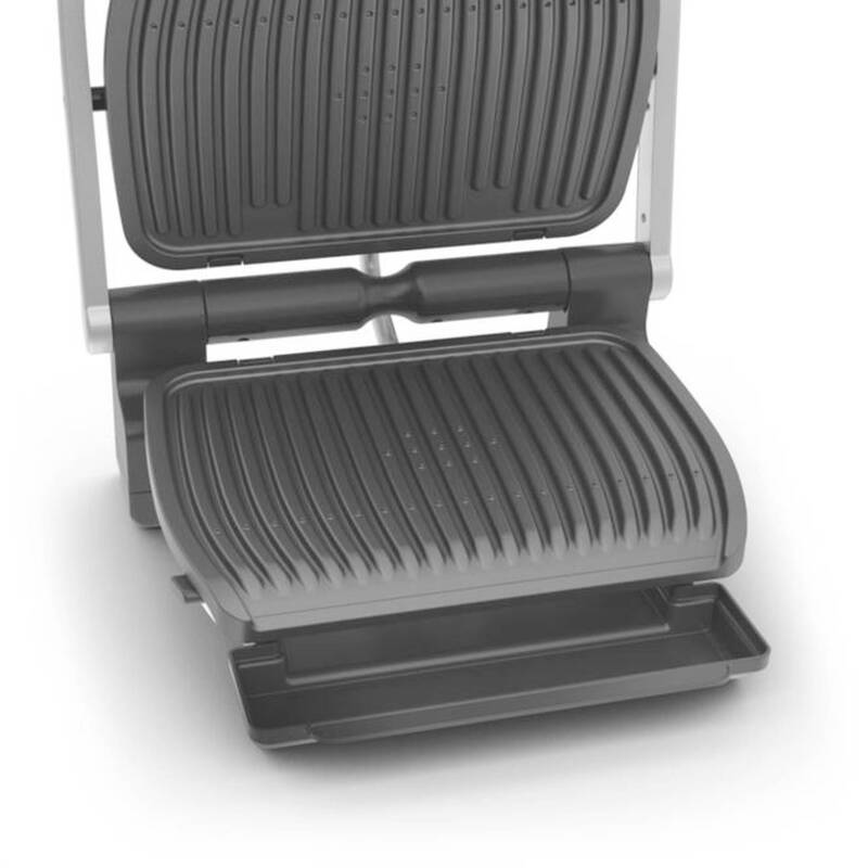 Tefal GC707D Elektro Kontaktgrill Grill Edelstahl Schwarz Grillgerät - 3168430303591