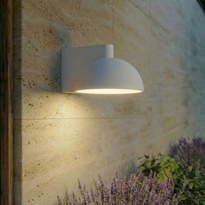 B-Ware Lucande Außenwandleuchte Velira LED Gartenlampe Lampe hellgrau IP54 3000K