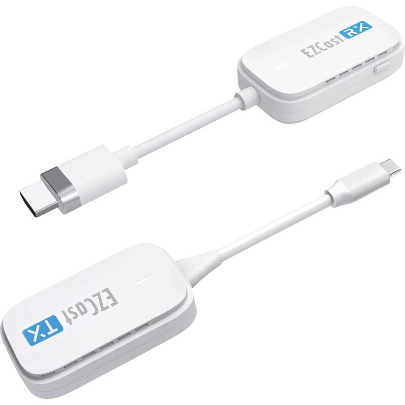 EZCAST BC-1 R-1 Pocket Wireless Sender HDMI Streaming Stick Weiß USB-C Empfänger - 4064161318394