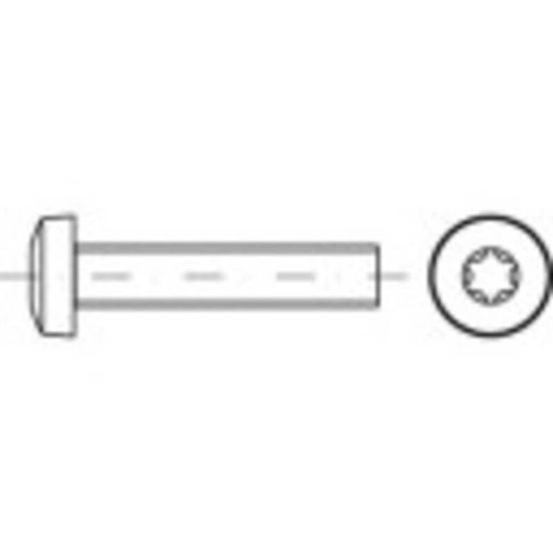 TOOLCRAFT Linsenkopfschrauben M2 Edelstahl A2 Innensechsrund 2mm 1000St - 4053199658633