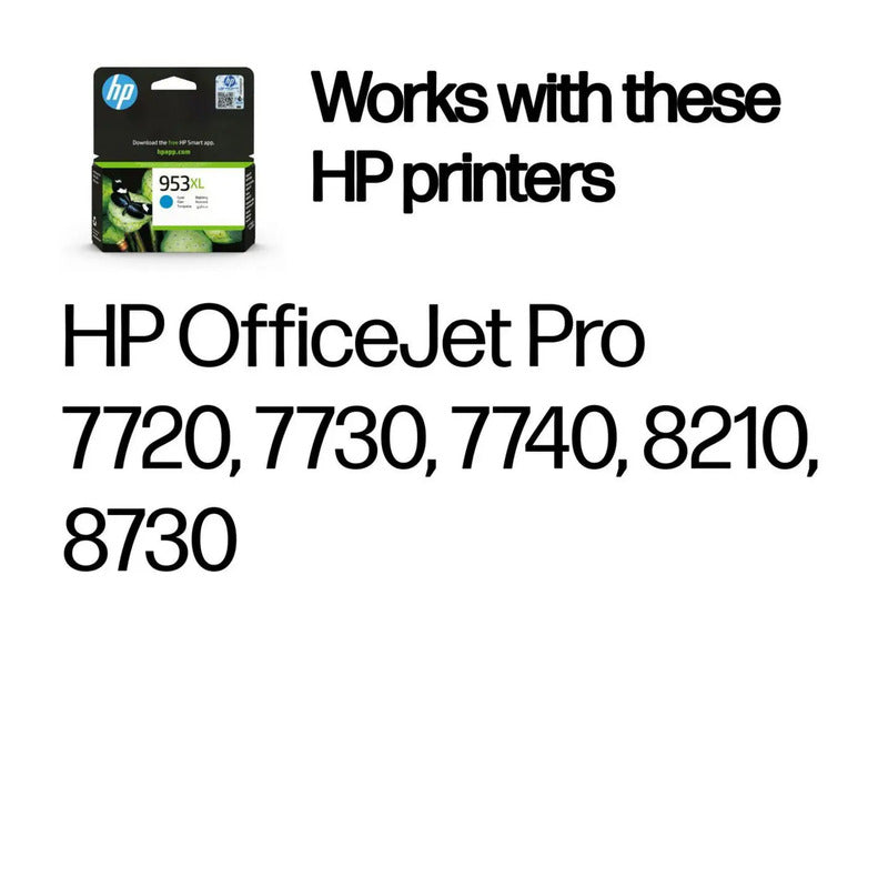HP Tintenpatrone No.953XL Original Tinte 1600pp 20ml Druckerpatrone schwarz - 0725184104107