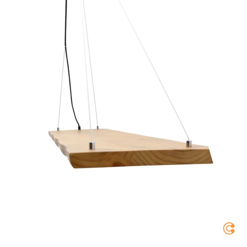 Paul Neuhaus Hängelampe Pendelleuchte LED Palma Holz hell dimmbar CCT Fernbed328 - 4012248358924