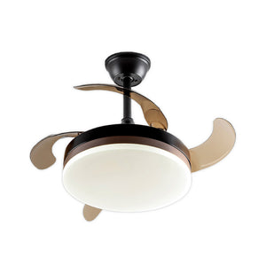 B-Ware Schuller Valencia Deckenventilator Vento LED Ventilator schwarz bronze Ø90cm
