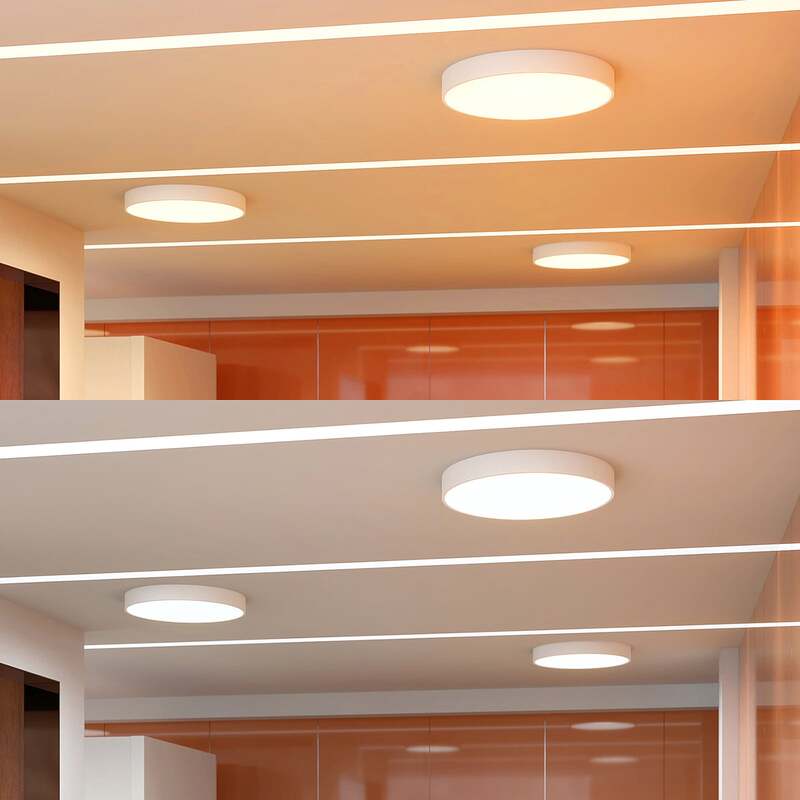 Arcchio Deckenleuchte Deckenlampe LED weiß Metall Beleuchtung Leuchte Acryl371 - 4251096597110