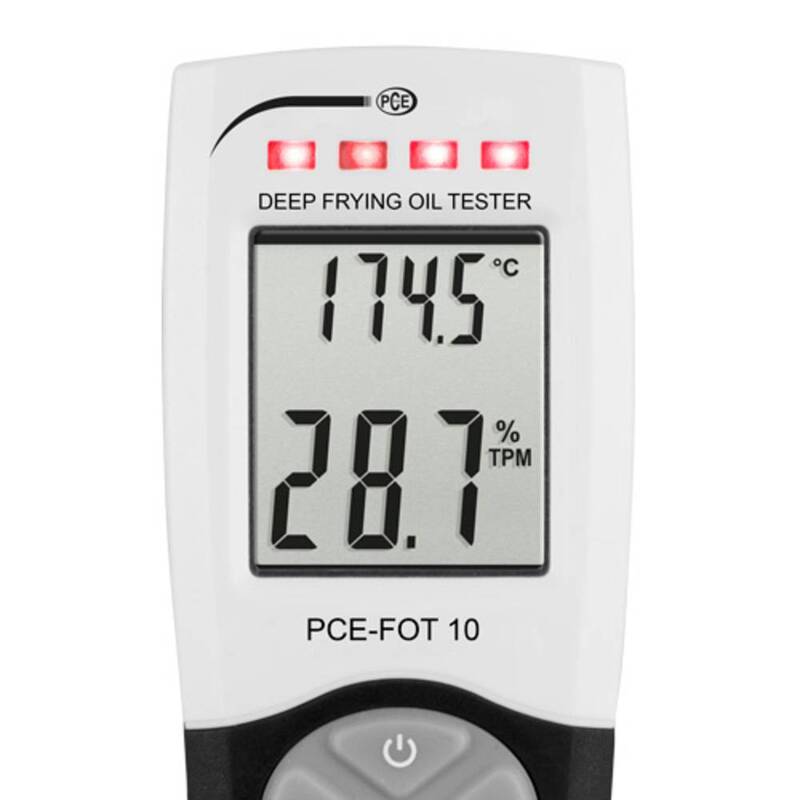 PCE Instruments PCE-FOT 10 Frittieröltester 30 - 200 °C IP65 Temperaturmessgerät - 4250348718082