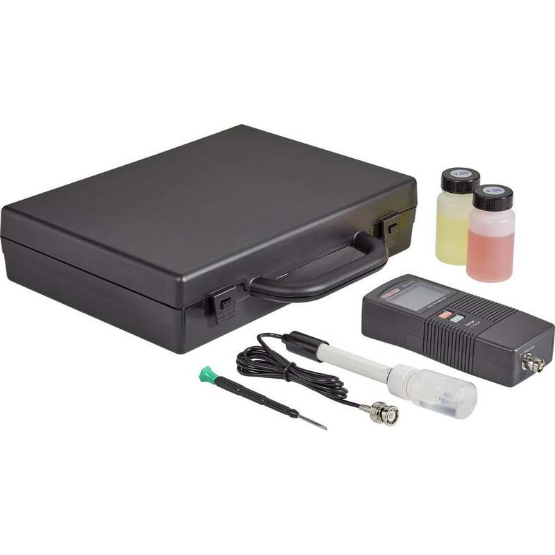 VOLTCRAFT Bodenanalyse Set Testgerät pH Wert Messgerät ISO Kalibriert PH-212 - 2050002770966