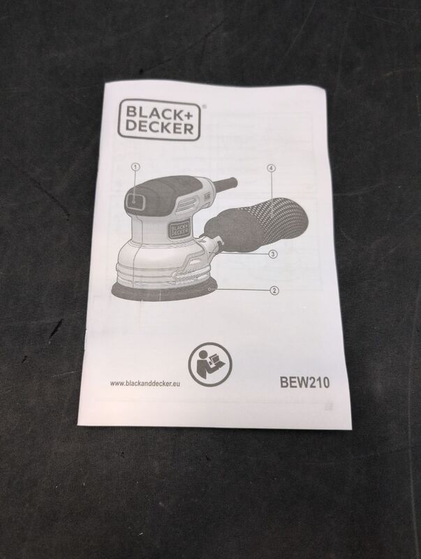 BLACK & DECKER Exzenterschleifer Schleifmaschine BEW210-QS 230W Schleifer - 5035048704233