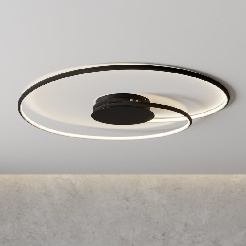 Lindby Joline LED-Deckenlampe Deckenleuchte Hängelampe Lampe LED 28W schwarz260 - 4251096564044