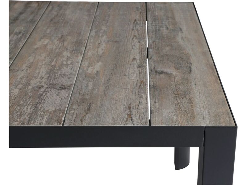 Siena Garden Gartentisch Silva Rechteckig Keramik Anthrazit 100x220cm für 8 - 4055938013109